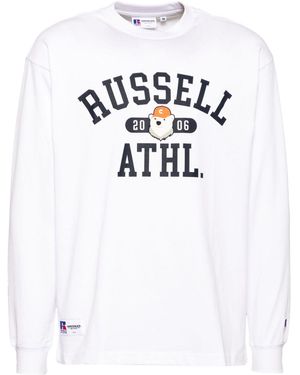 Chocoolate X Russell Athletic Logo Tee - White