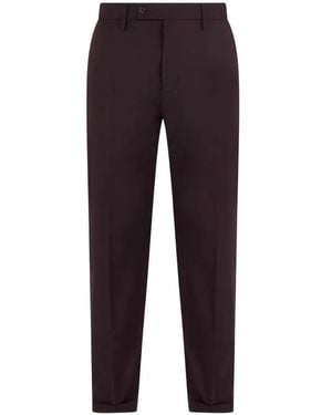 Department 5 Pressed-Crease Trousers - Blue