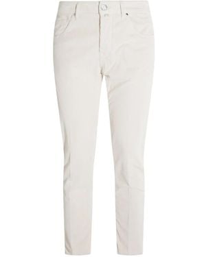 Jacob Cohen Corduroy Pocket Pants - White