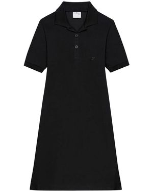 Courreges Polo Mini Dress - Black