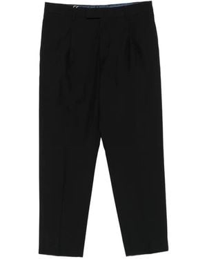 Grayed Albert Pleated Trousers - Black