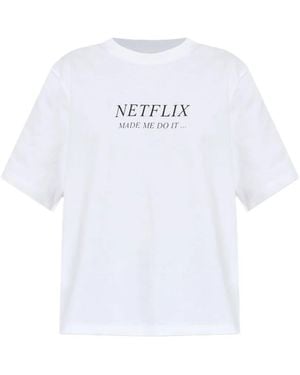 Victoria Beckham Slogan-Print T-Shirt - White