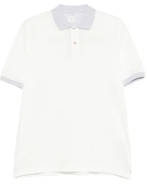 Eleventy Buttoned Polo Shirt - White