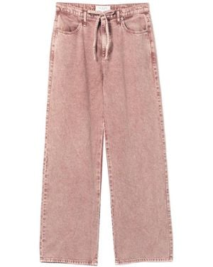 Rag & Bone Weite Hose Mit Bindegürtel - Pink
