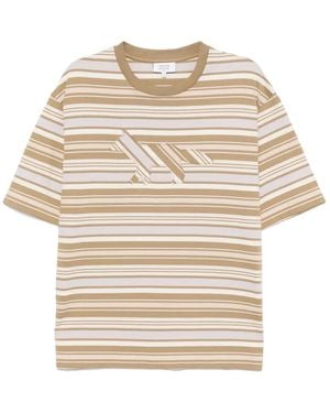 Maison Kitsuné Crafted Profile Fox Tシャツ - ナチュラル