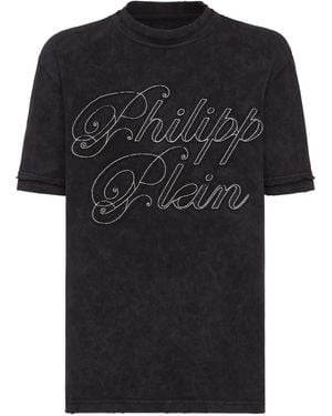 Philipp Plein ロゴ Tシャツ - ブラック