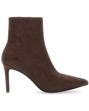 Jeffrey Campbell Nixie Pointed-Toe Stiletto-Heel Boots - Brown