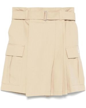 KENZO Asymmetric Cargo Skirt - Natural