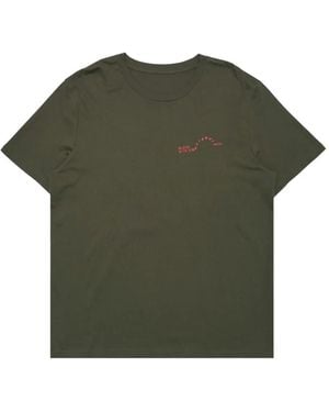 Bless T-Shirt Con Stampa - Verde