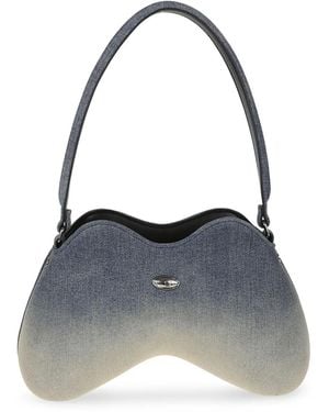 DIESEL Double D Tote Bag - Blue