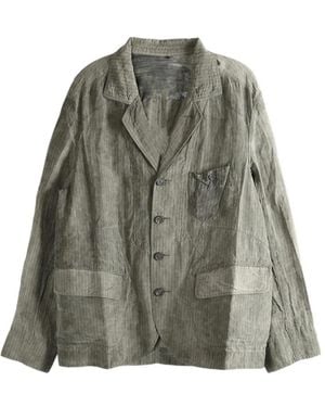 Ziggy Chen Patchwork Blazer - Green