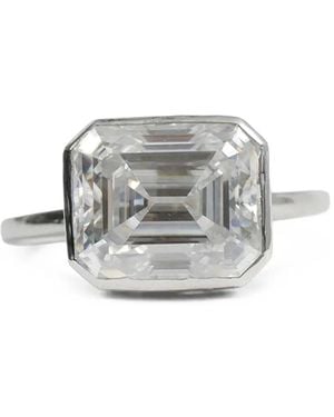 ALAN CROCETTI Moissanite Blade Ring - White