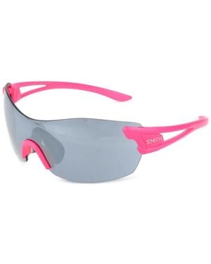 Smith Pivlock Asana Geometric-Frame Sunglasses - Pink