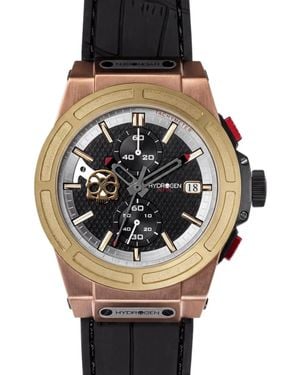 Hydrogen Reloj Otto Con Cronógrafo De Mm Y Motivo De Calavera - Rosa