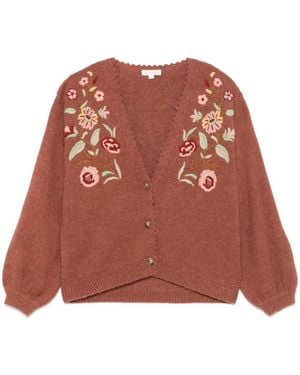 Louise Misha Lunami Cardigan - Red