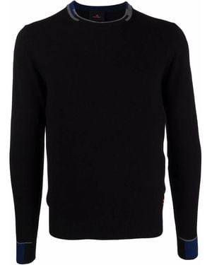 Peuterey Contrast-Trim Jumper - Black