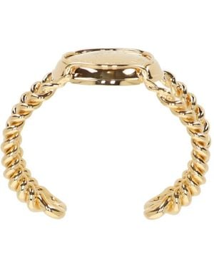 Jean Paul Gaultier The Champagne Twisted Golden Bracelet - メタリック