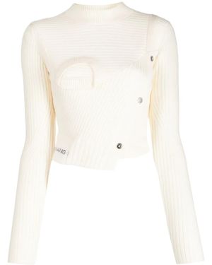 Feng Chen Wang Jersey asimétrico de canalé - Neutro