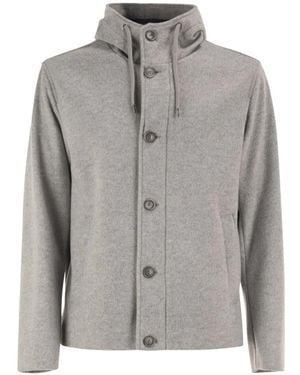Herno Hooded Jacket - Grey