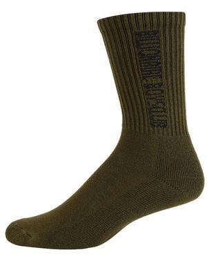 BBCICECREAM Club Logo-Print Socks - Green