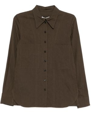 Low Classic Crumpled Shirt - Brown
