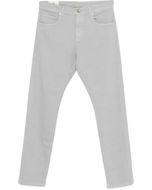 Eleventy Five-Pocket Trousers - Grey