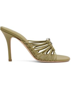 Christopher Esber Sandalen Mit Quarzverzierung - Mettallic