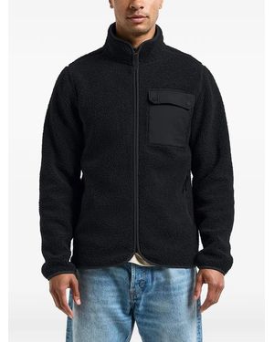 Didriksons Peter Zip-Up Fleece Jacket - Black