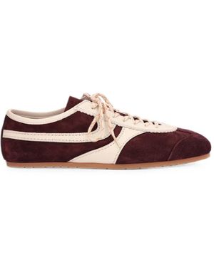 Dries Van Noten Suede Trainers - Purple