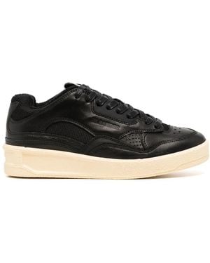 Jil Sander Basket Low-Top Trainers - Black