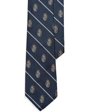 Polo Ralph Lauren Striped Silk Tie - Blue