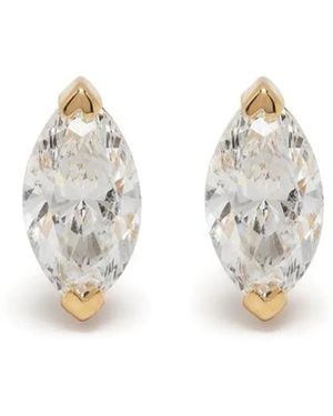 SHAY Apliques En Oro Amarillo De 18Kt Con Marquesa - Blanco