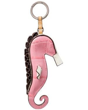 Tory Burch Seahorse Bag Charm - Red