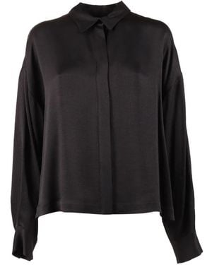 Peserico Long Sleeve Blouse - Black
