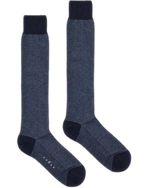 Hogan Gestrickte Socken - Blau