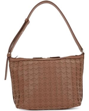 Serapian Small Ani Shoulder Bag - Brown