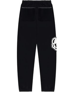Chio Appliqué-Detail Track Pants - Black