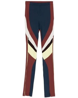 Patrizia Pepe Colourblock Leggings - Blue