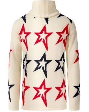 Perfect Moment スターディテール タートルネックセーター - レッド