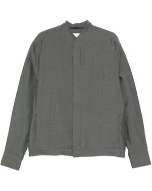 Costumein Collarless Jacket - Grey