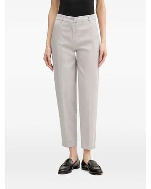 Benetton Pantalones Rectos Con Corte Slim - Gris