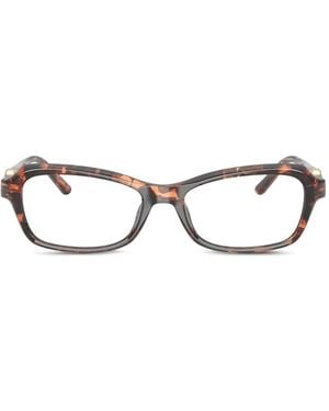 Michael Kors Hakone Bril Met Geometrisch Montuur - Wit