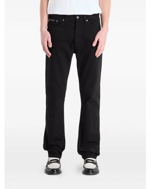 Calvin Klein Straight-Leg Jeans - Black