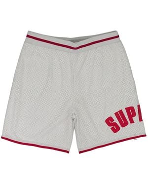 Supreme Ultrasuede Mesh Shorts - Grey