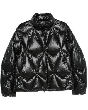 Moose Knuckles Iceberg Quilted High-Neck Jacket - Black