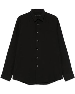 Low Brand Linen Shirt - Black
