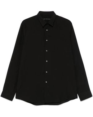 Low Brand Linen Shirt - Black