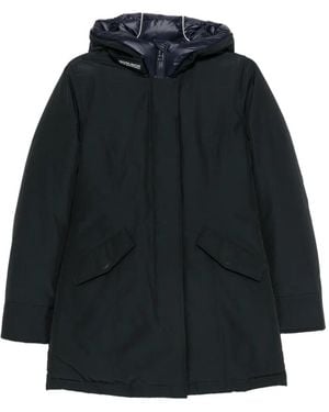 Woolrich Hooded Padded Coat - Black