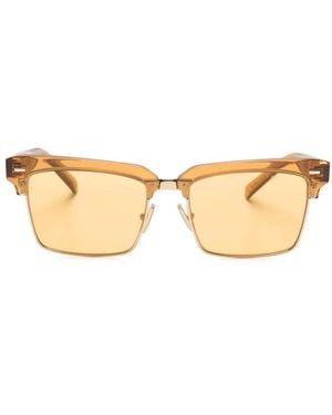 Miu Miu Lunettes De Soleil Mu10Zs À Monture Rectangulaire - Natural