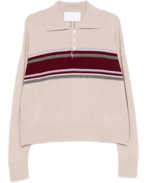 CUDDLEUP Poloshirt aus Kaschmir - Pink